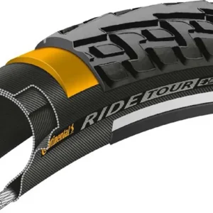 Ajánlat Continental Gumiabroncs Kerékpárhoz 42-584 Ride Tour 26x1 1/2 Fekete/Fekete, Reflektoros